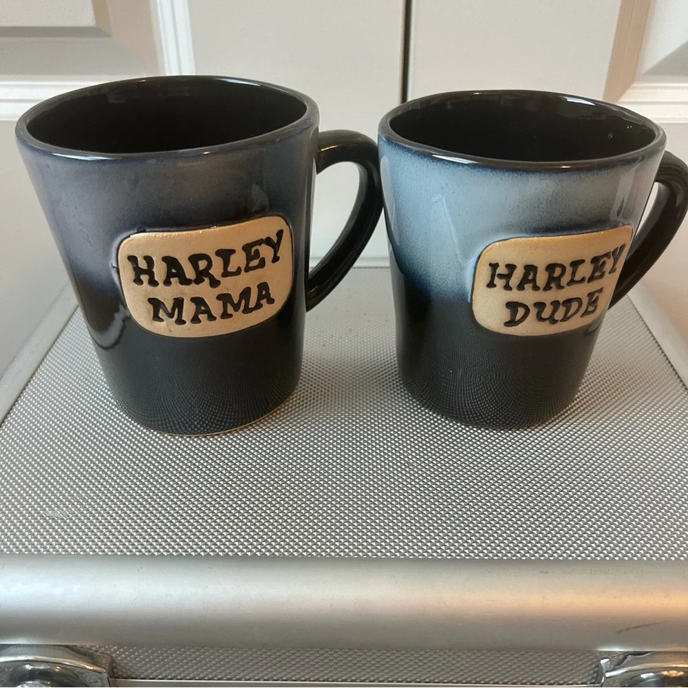 Harley Mama & Harley‎ Dude Coffee Mug Pair